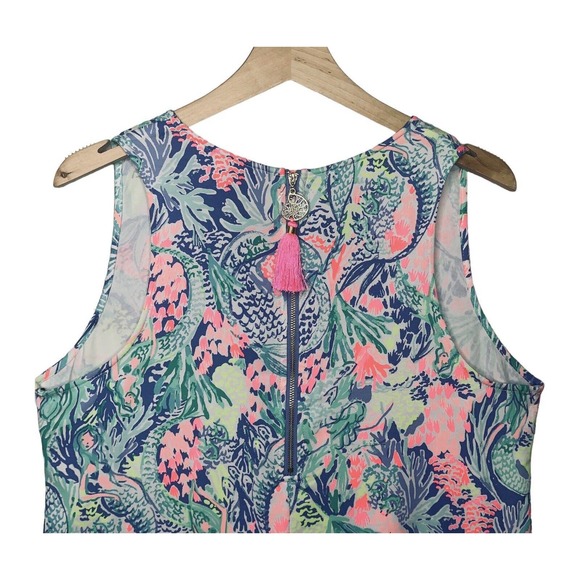 Lilly Pulitzer Pink and Blue Mini Dress - Picture 13 of 16